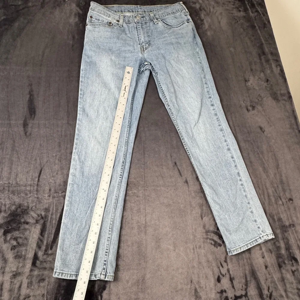 Levi's 511 Slim Fit Jeans Mens 32x30 Light Wash Blue Denim 04511-1432